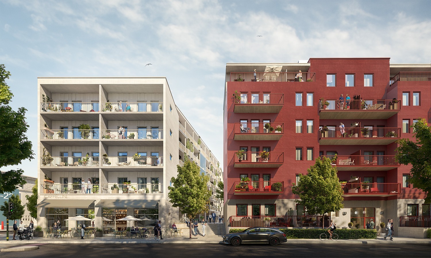 Bostäder för ett aktivt stadsliv